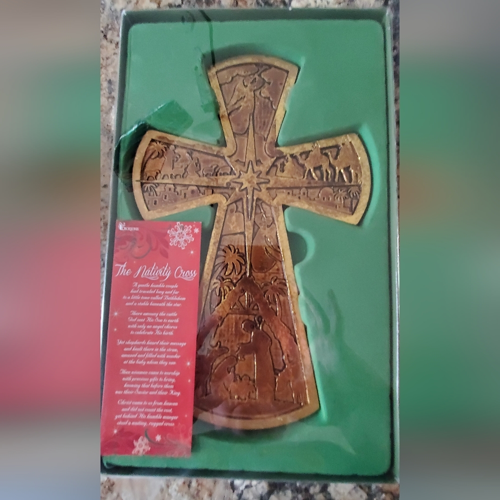 The Nativity Cross Wall Hanger